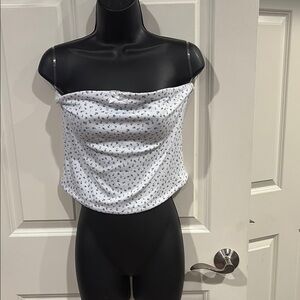 Just Polly New York Coquette Tube top - XL new with tags